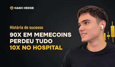 Amir — trader da Hash Hedge que passou no Challenge e recebeu um payout de US$997 depois de 8 fracassos